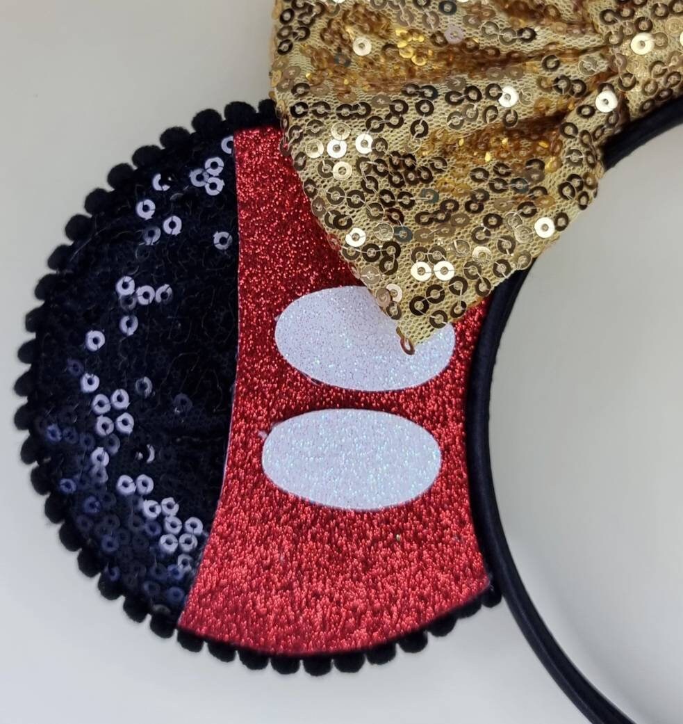 Mickey and Minnie - mouse ears headband
