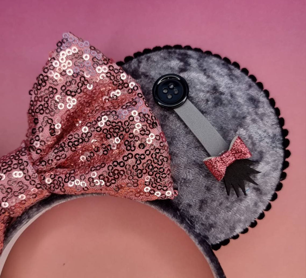 Eeyore inspired - mouse ears headband