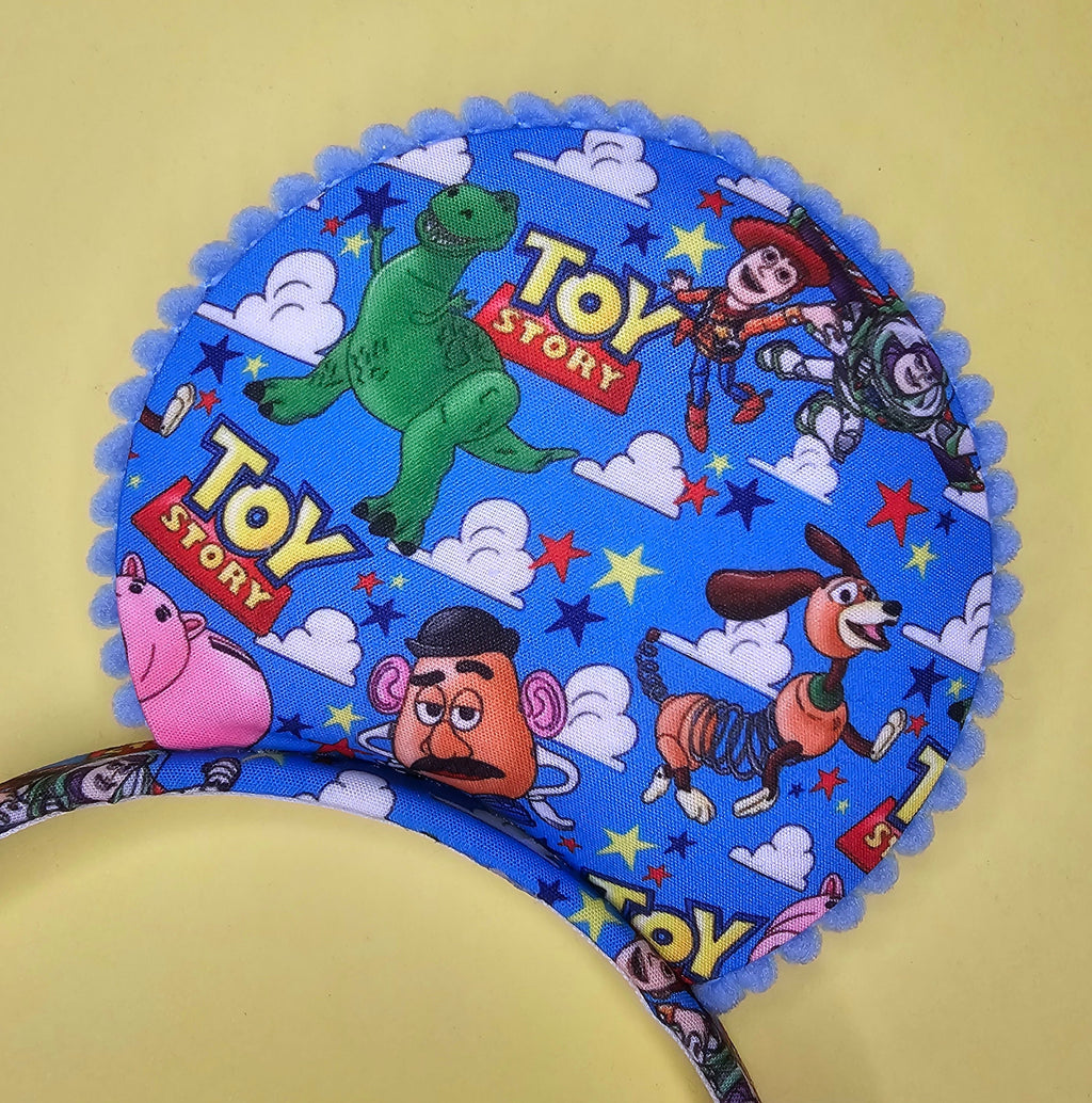 Toy story print - mouse ears headband