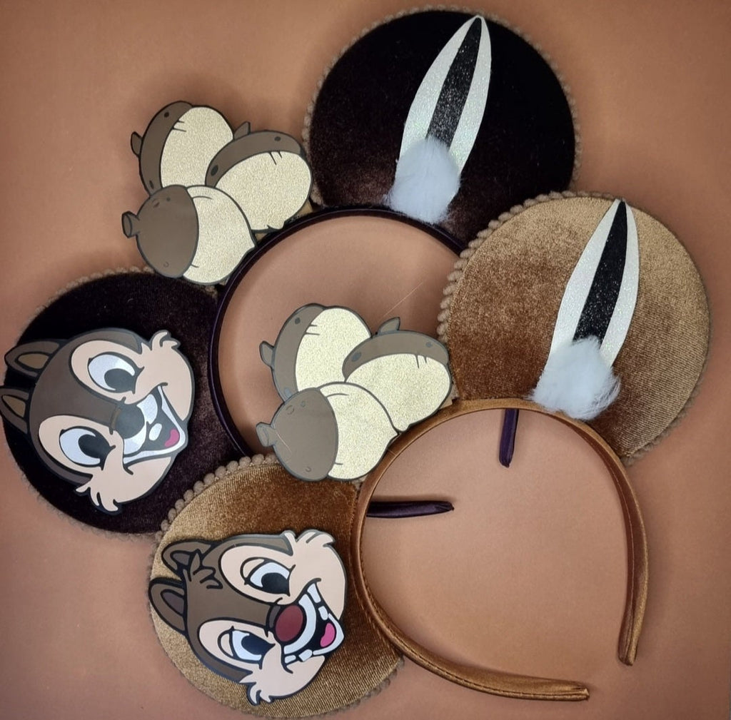 Chip and Dale - mouse ears headband