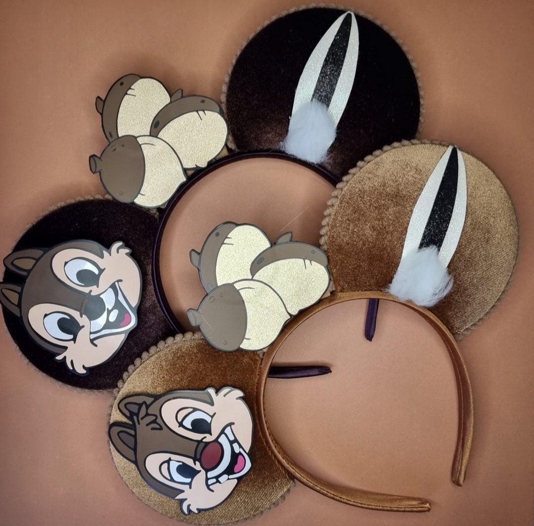 Chip and Dale - mouse ears headband