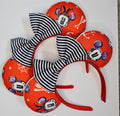 Red cruise print ears