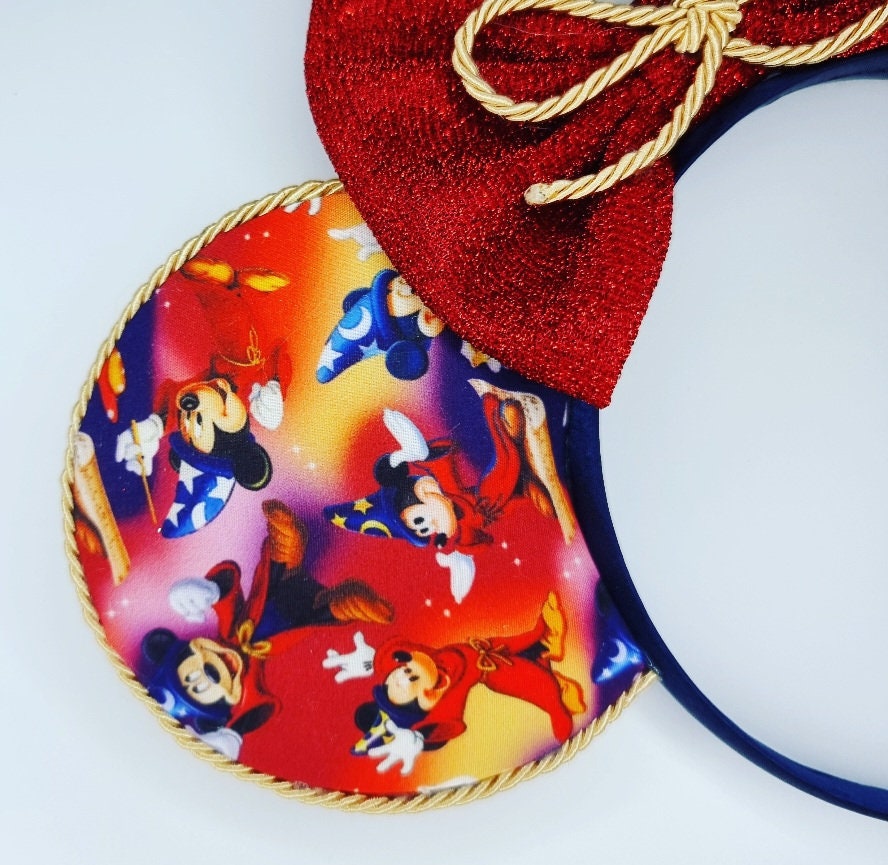 Scorcerer mickey print ears
