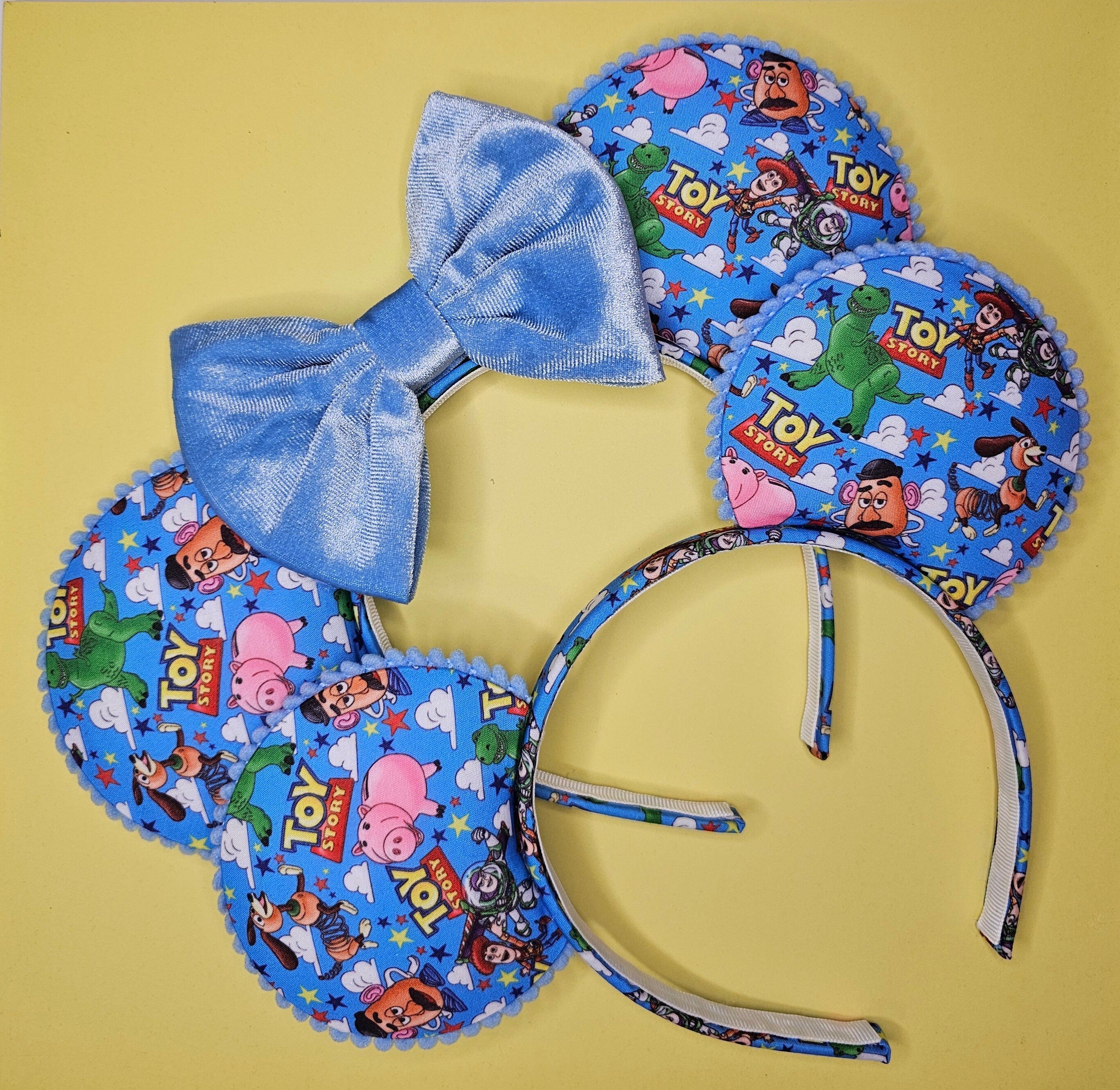 Toy story print - mouse ears headband