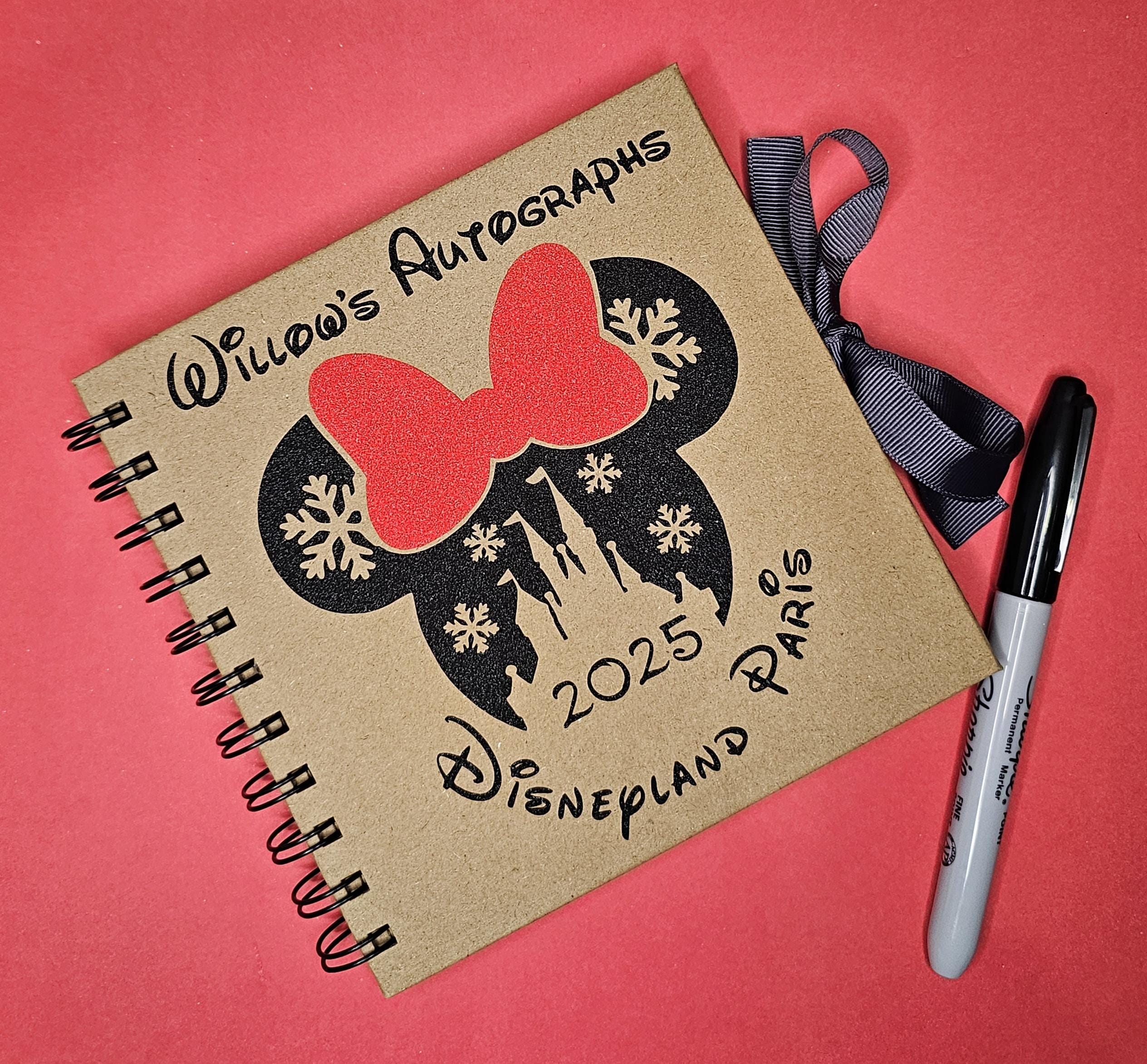 Disney personalised autograph book