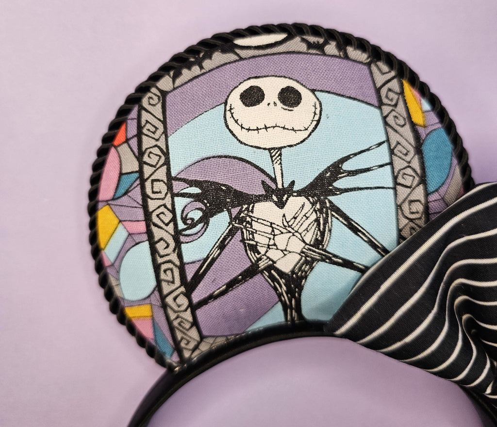 Jack & sally - mouse ears headband