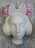 Marie print mouse ears - Earmuffs - Ready to ship