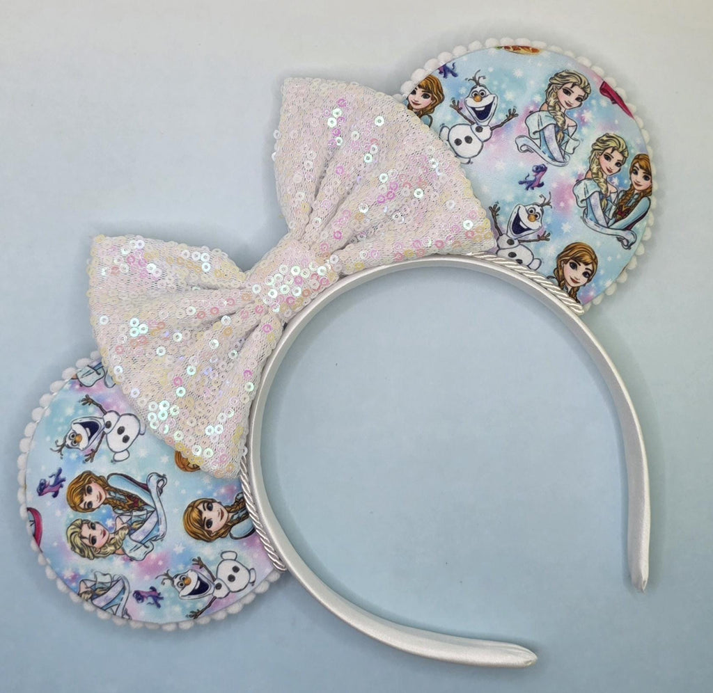 Elsa and Anna print ears