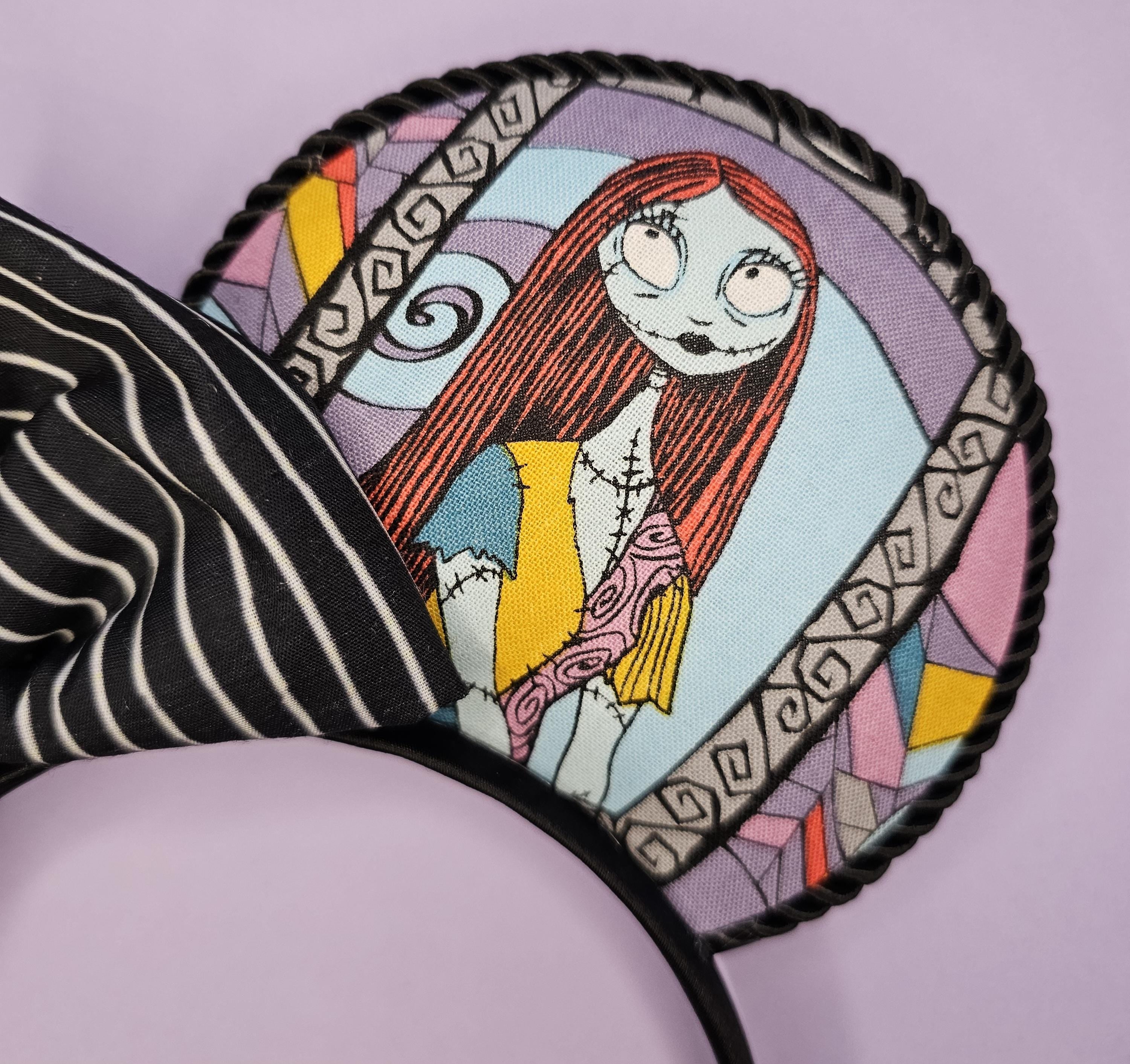 Jack & sally - mouse ears headband
