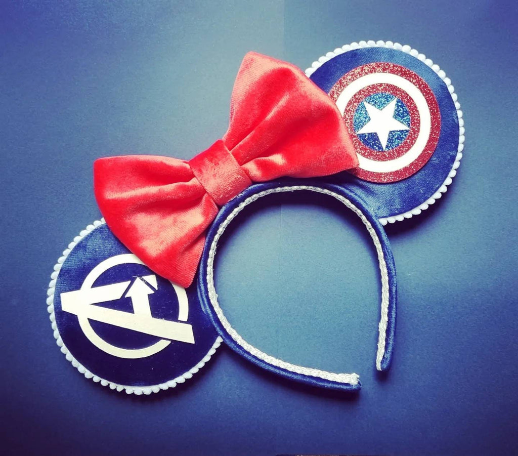 Captain America - mouse ears headband