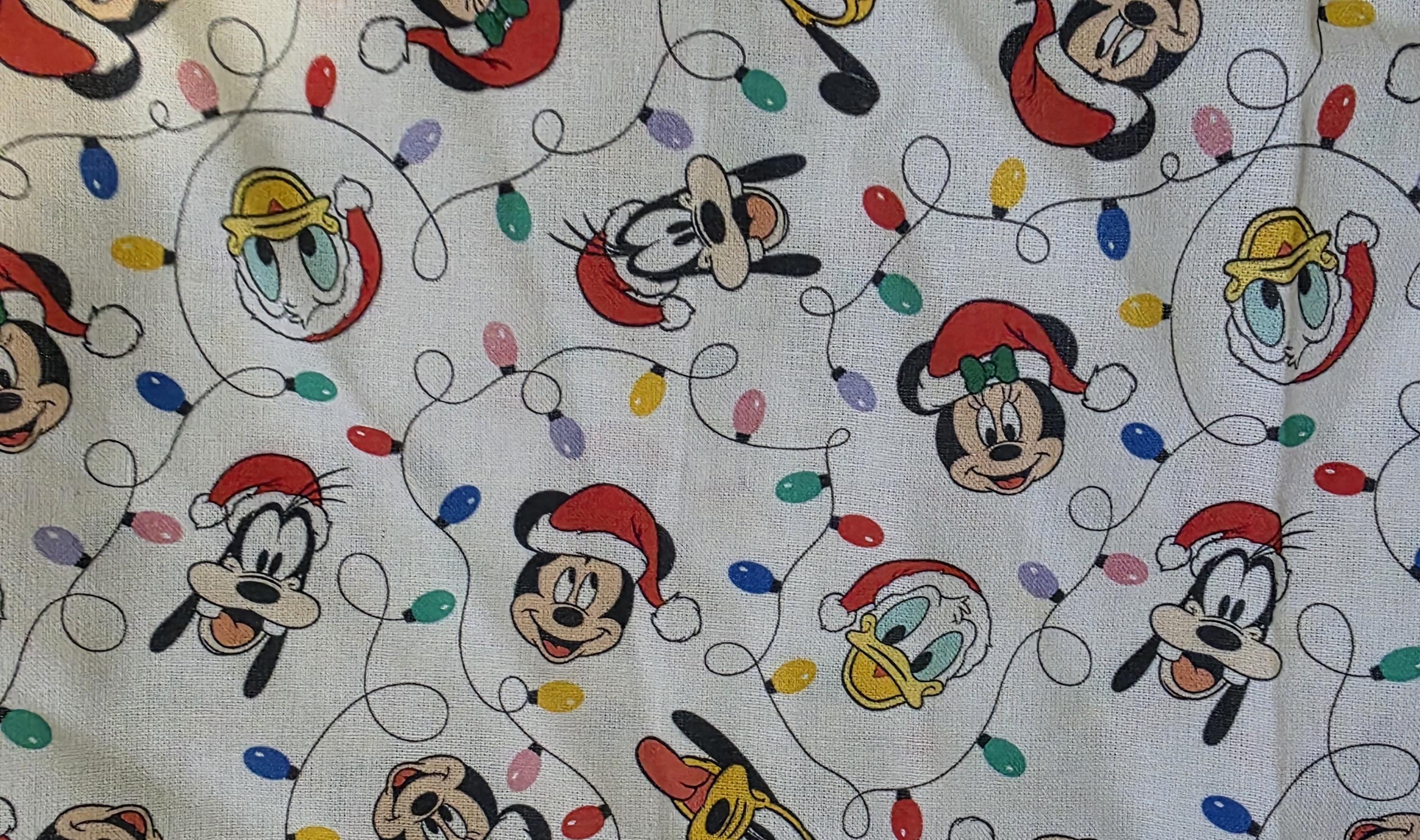 Christmas print mouse ears - Winter beanie hat