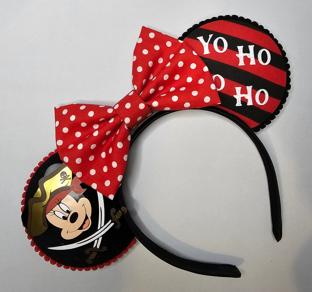 Pirate character mouse ears headband