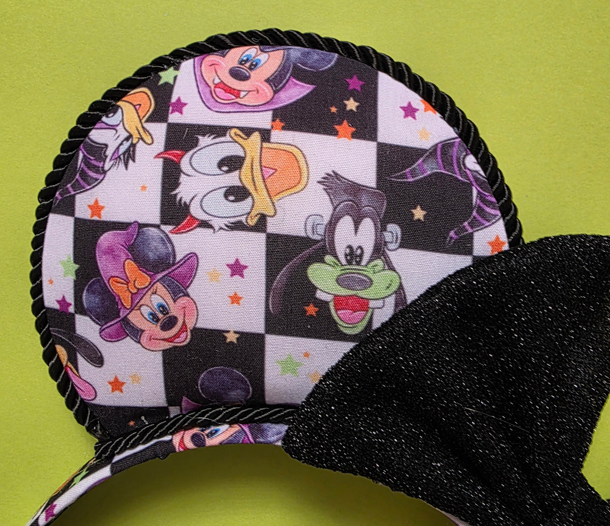 Mickey & friends halloween print ears - ready to ship