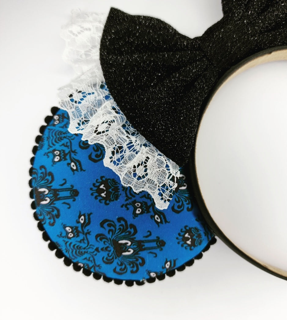 Haunted mansion green print ears