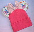 Stitch & angel check print mouse ears -  to ship