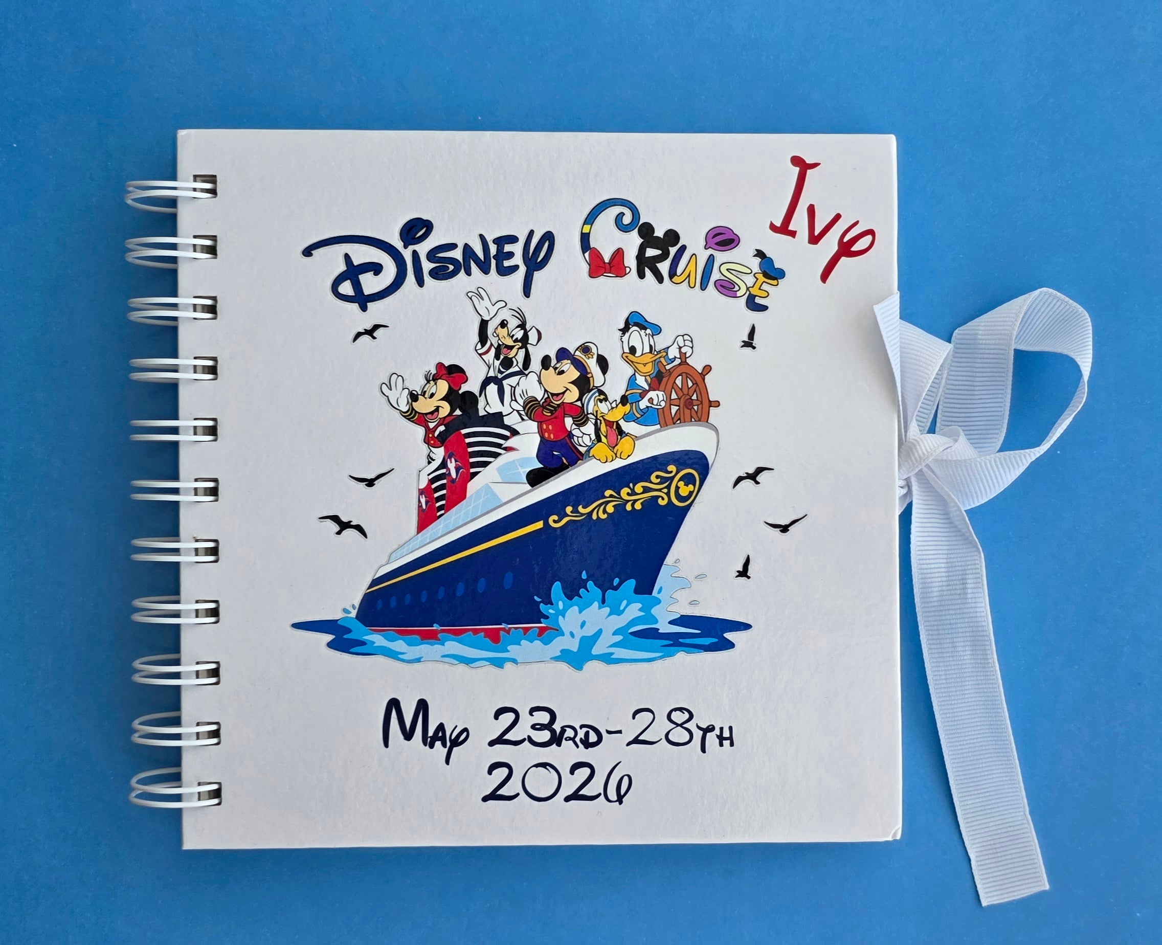 Cruise personalised Autograph book