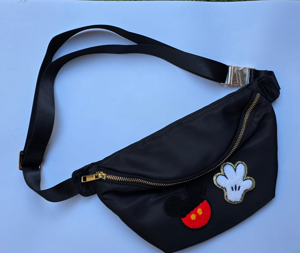 Custom patch crossbody/fannypack