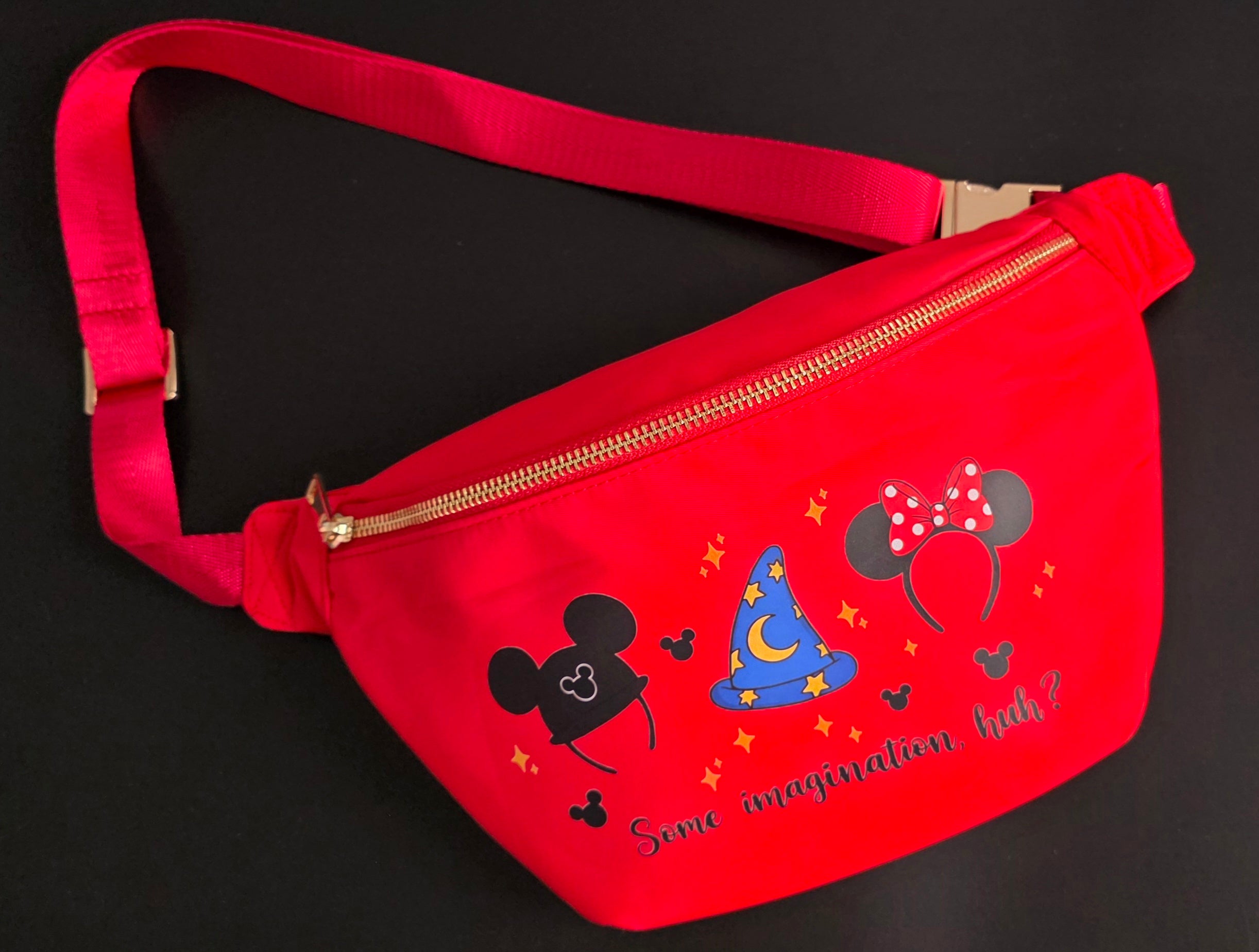 Some imagination red crossbody bag - ready to ship