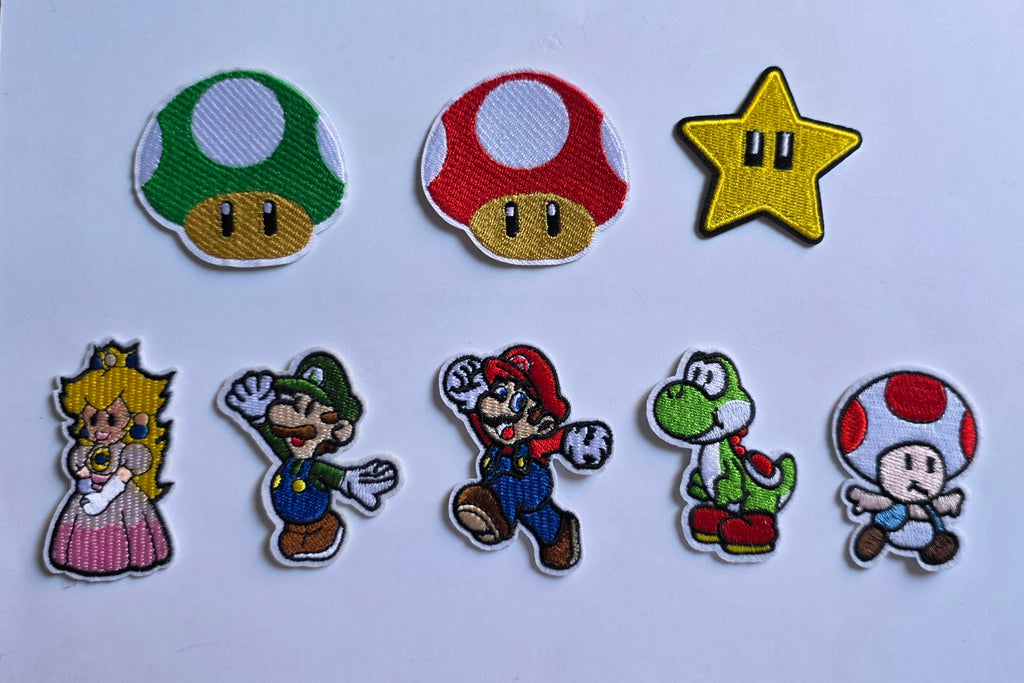 Custom Supermario characters patch crossbody/fannypack