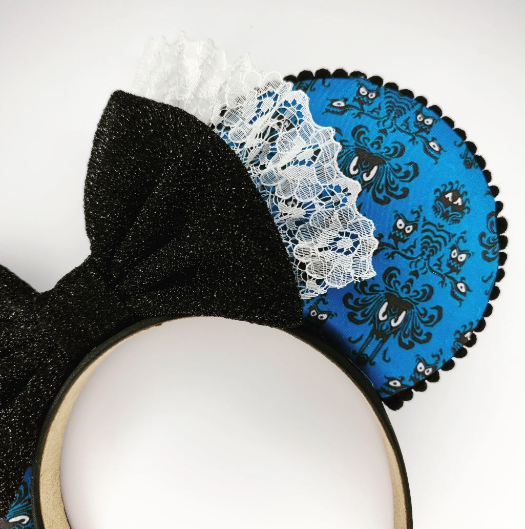 Haunted mansion green print ears