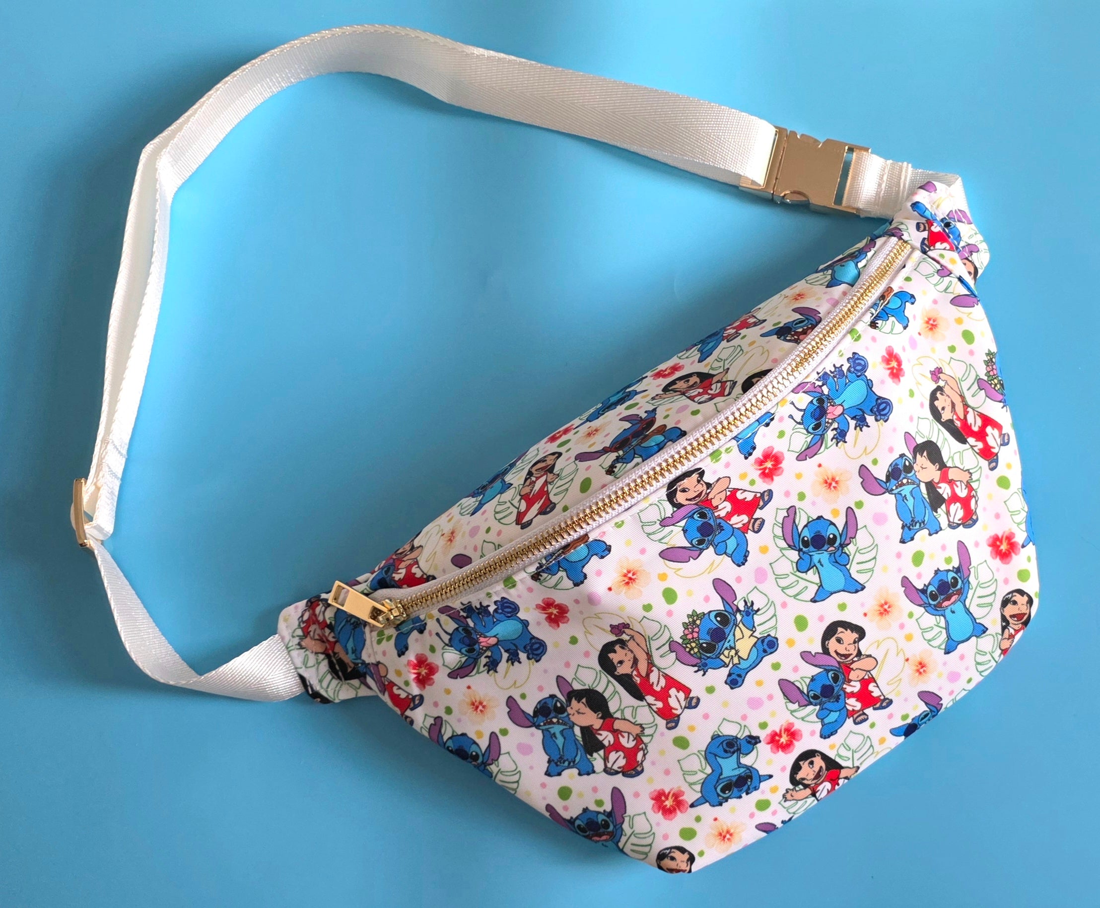 Lilo & stitch print crossbody bag