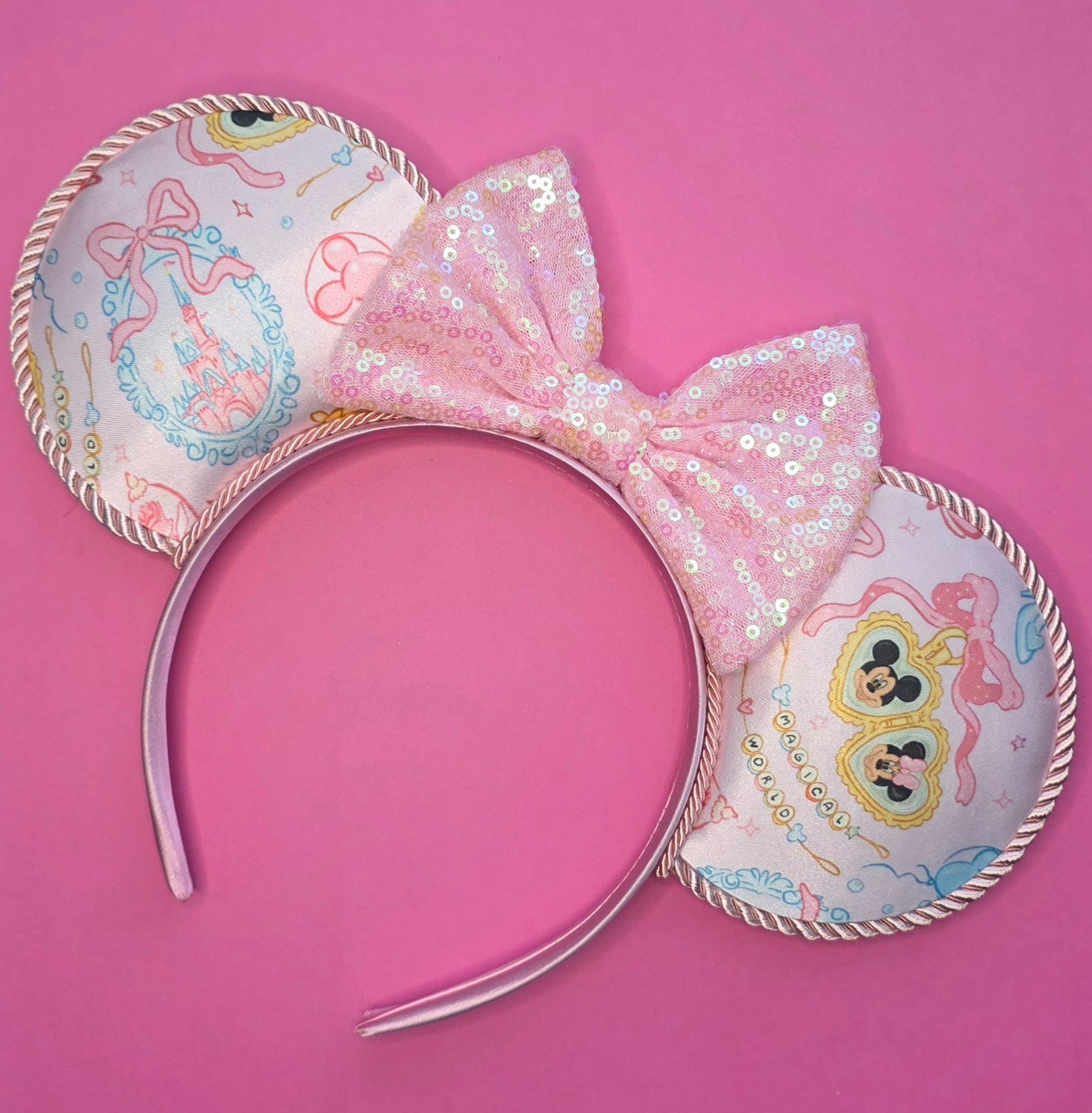 Magical world - mouse ears headband - ready to ship