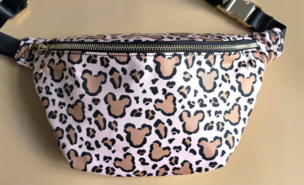 Animal print crossbody bag