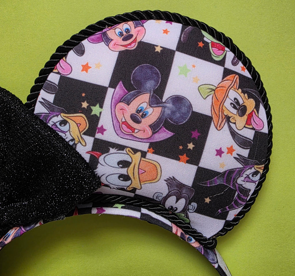 Mickey & friends halloween print ears - ready to ship