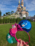 Three fairies - mouse ear headband