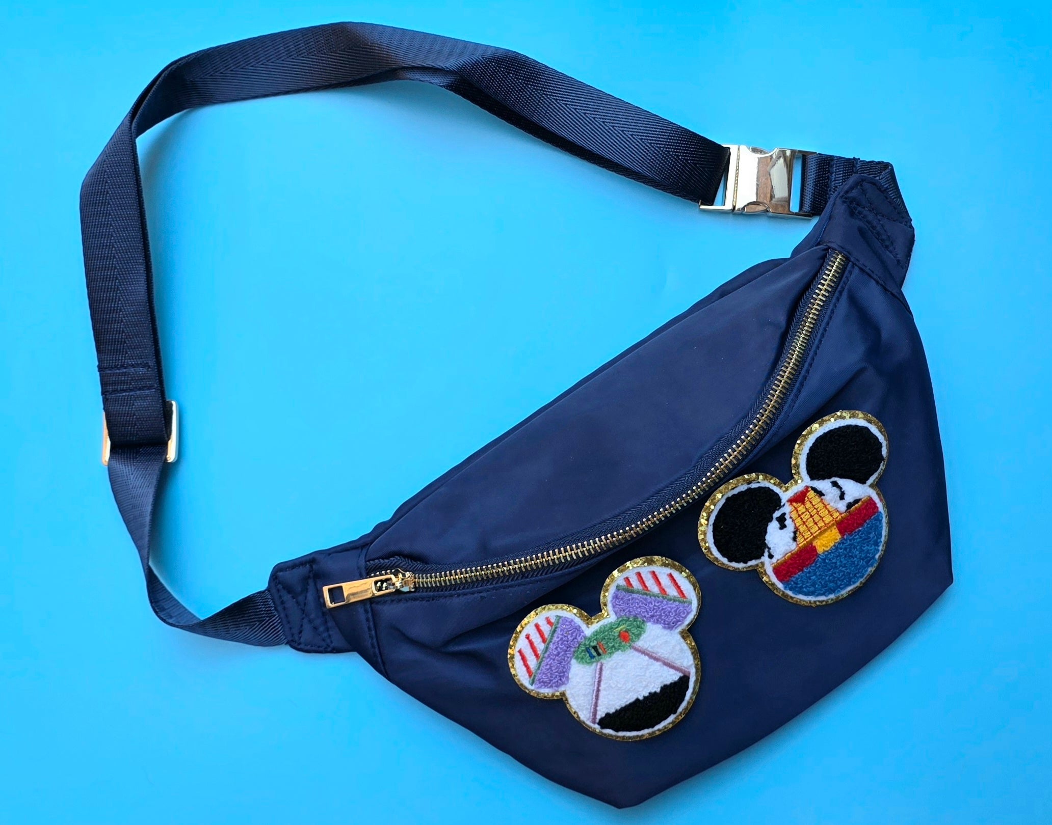 Custom patch crossbody/fannypack