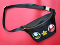 Custom Supermario characters patch crossbody/fannypack