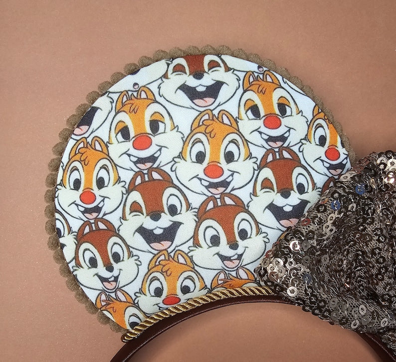 Chip n Dale print ears