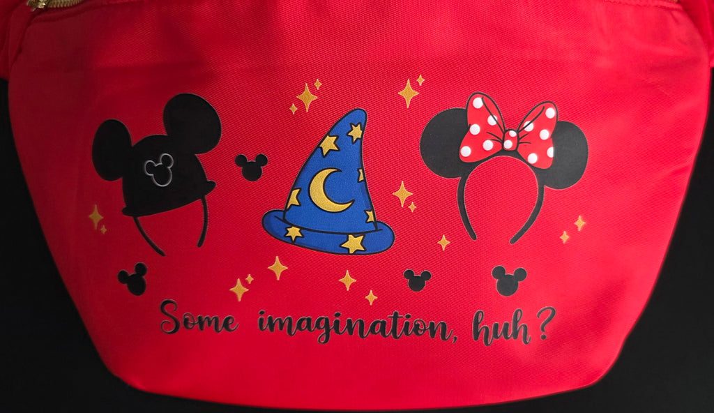 Some imagination red crossbody bag - ready to ship