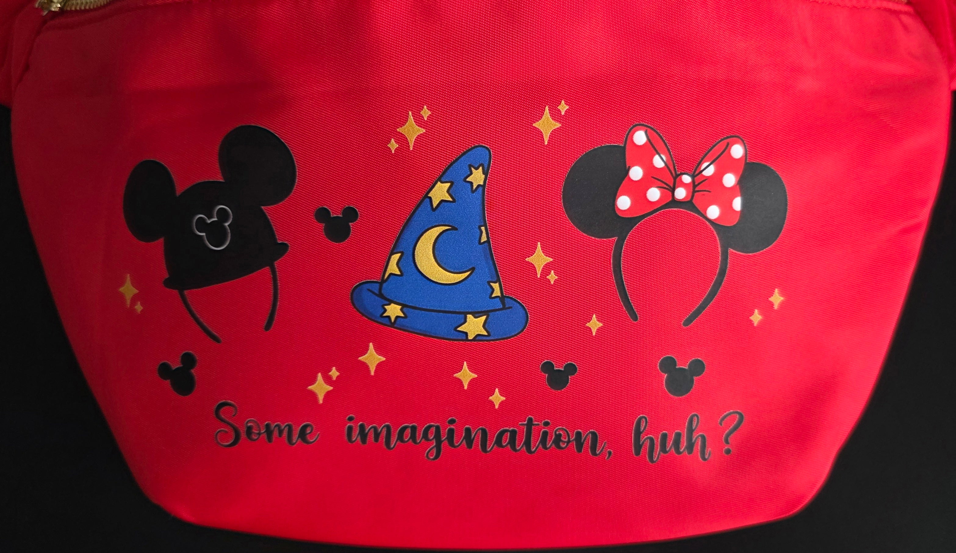 Some imagination red crossbody bag - ready to ship