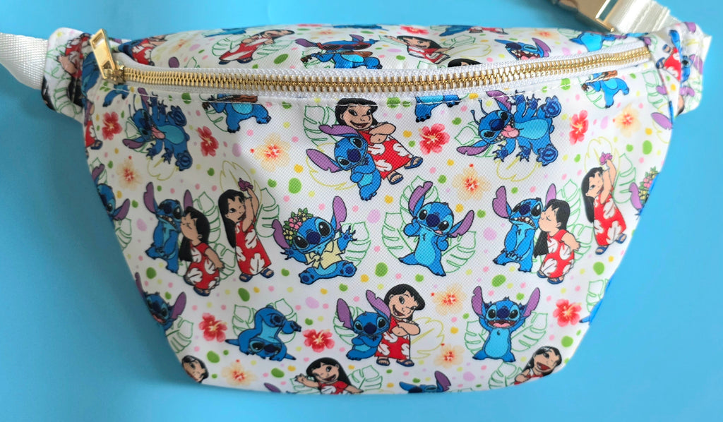 Lilo & stitch print crossbody bag
