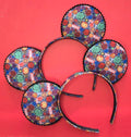 Marvel print - mouse ears headband