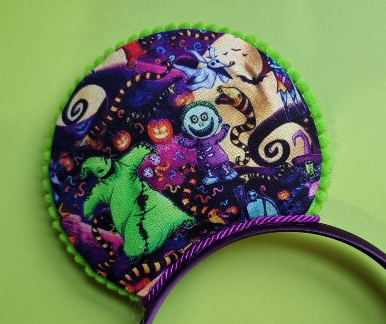 Oogie boogie print ears