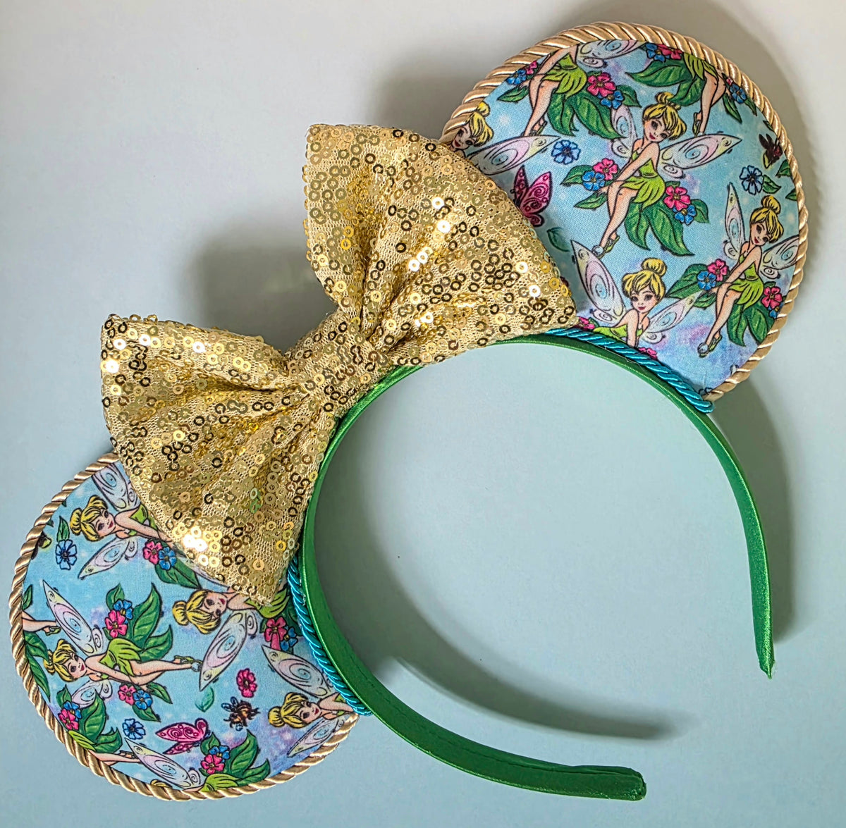 Tinkerbell print ears - ready to ship