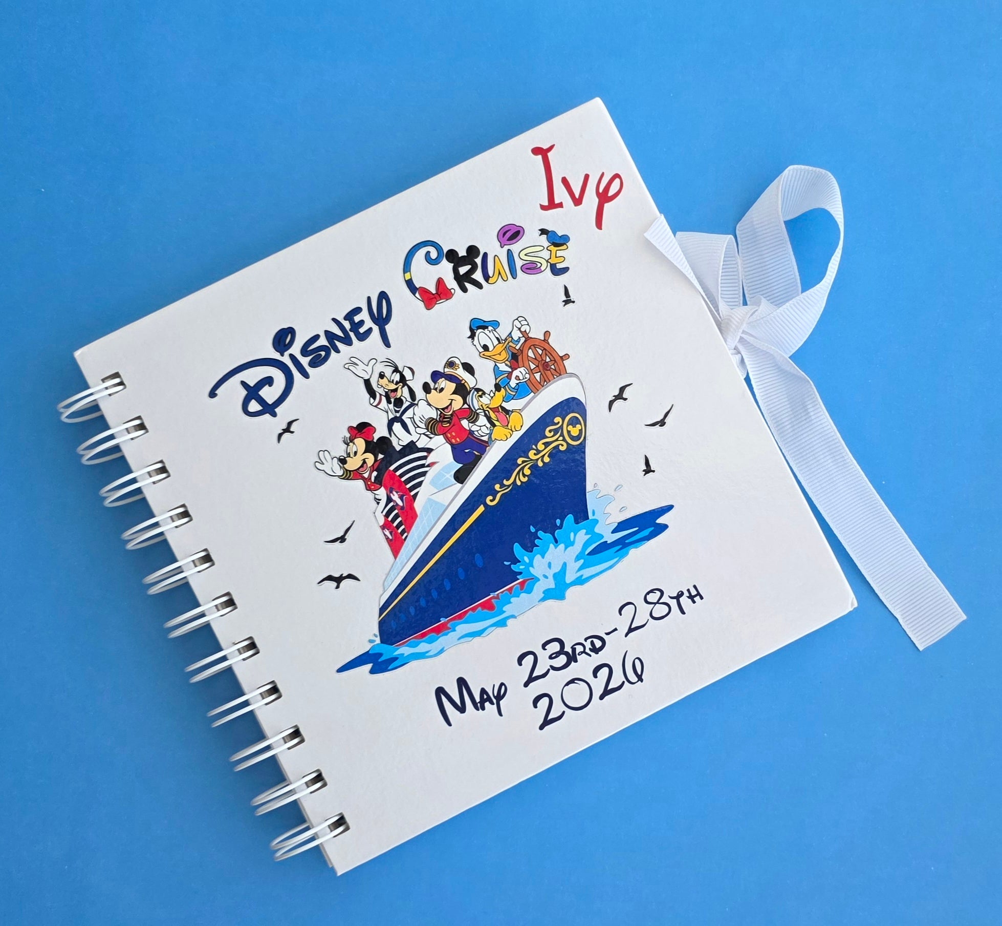 Cruise personalised Autograph book