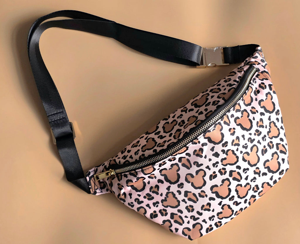 Animal print crossbody bag